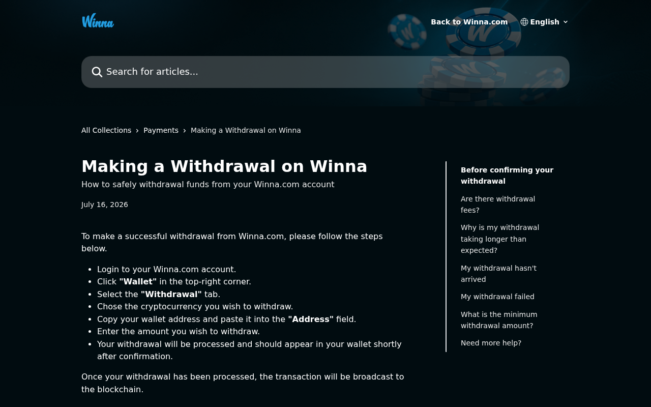 Dated source capture for Winna